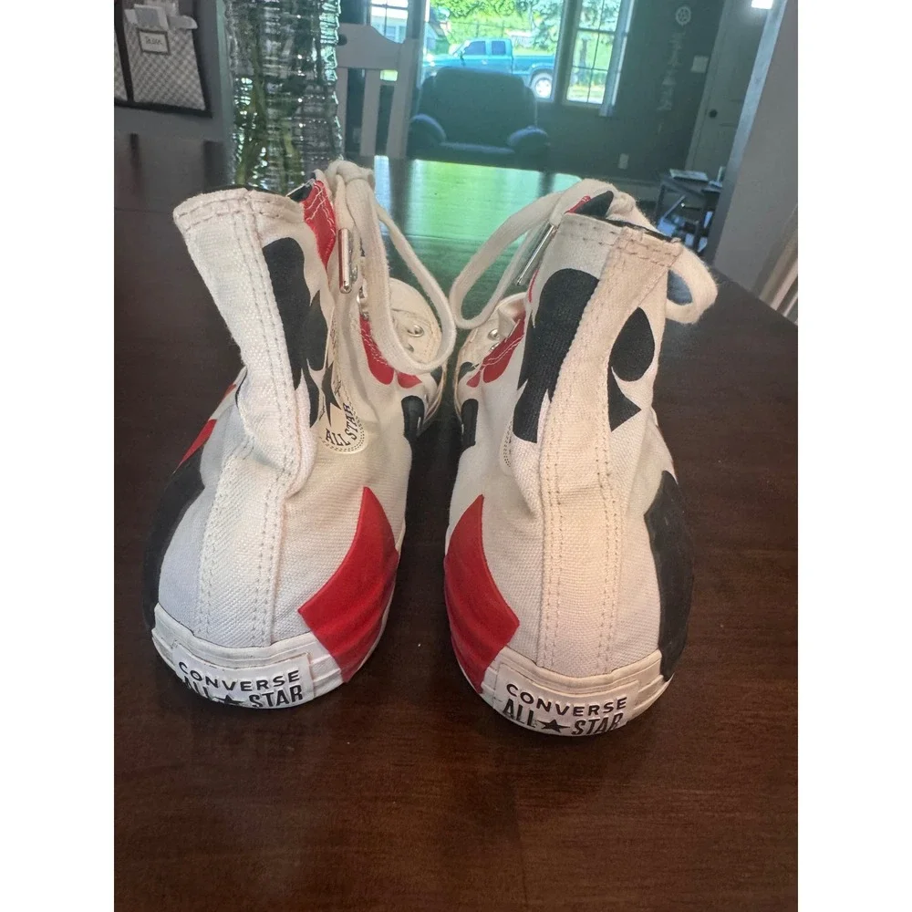 Converse Chuck Taylor All Star High Top Deck of Cards  White 165669C Men's 8 W10 - Picture 7 of 16